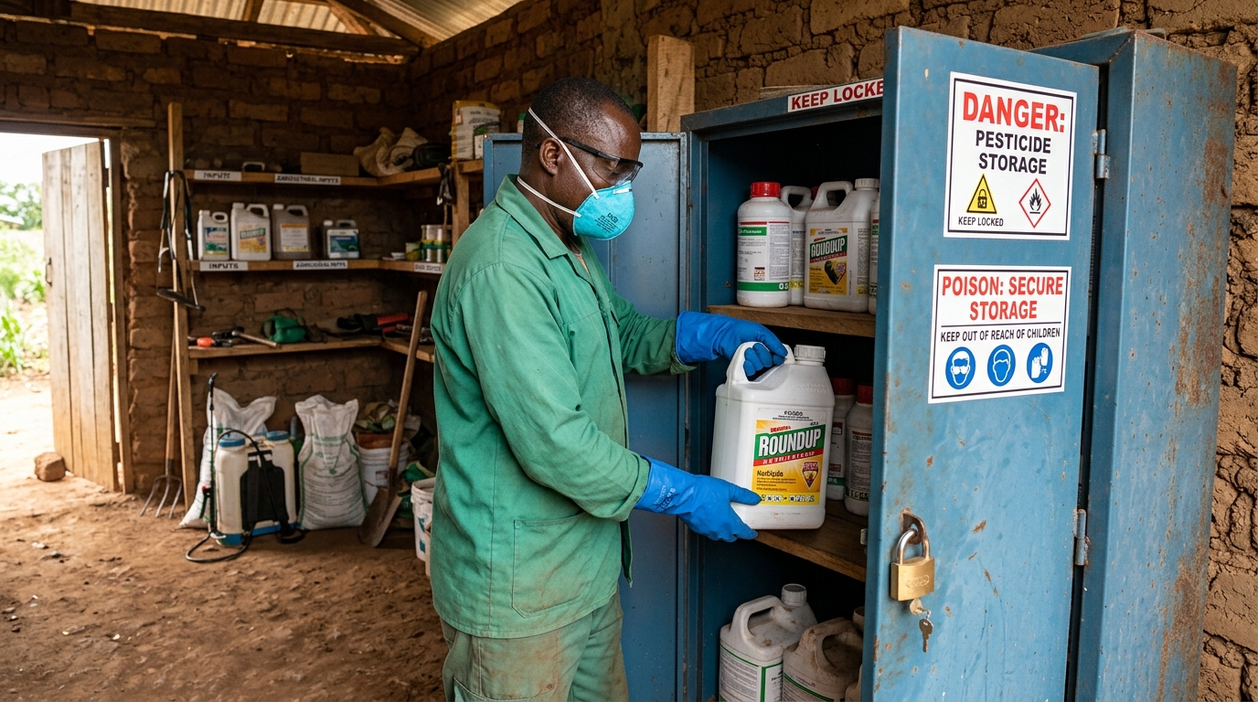 How to Safely Handle and Store Farm Chemicals