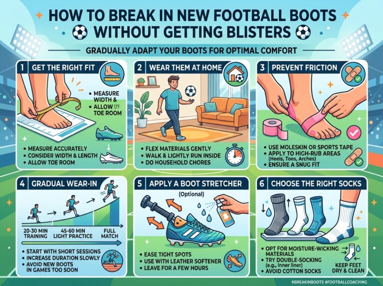 How to Break in New Football Boots Without Getting Blisters