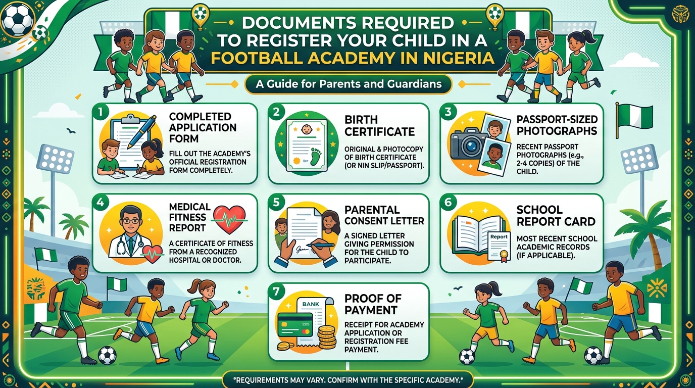 What Documents Do You Need to Register Your Child in a Football Academy in Nigeria?
