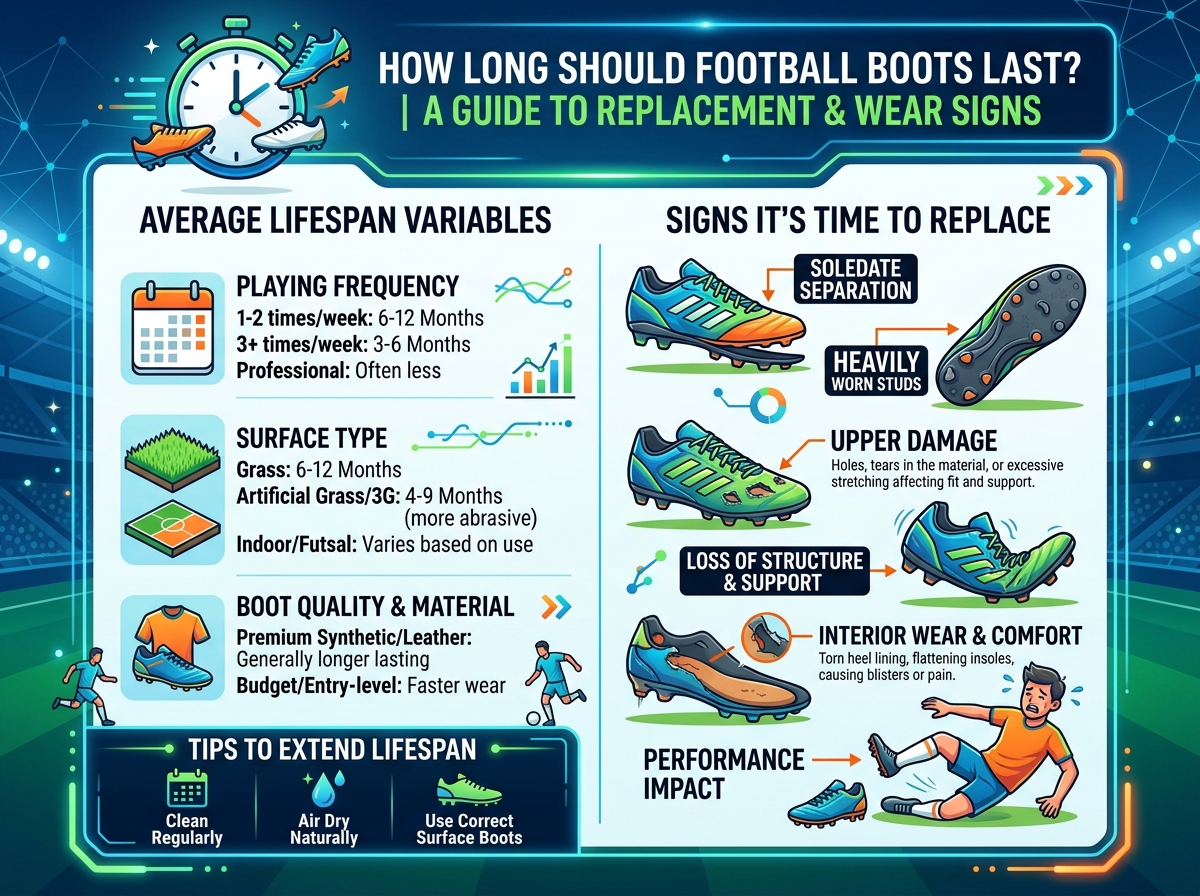 How Long Should Football Boots Last Before Replacing Them?