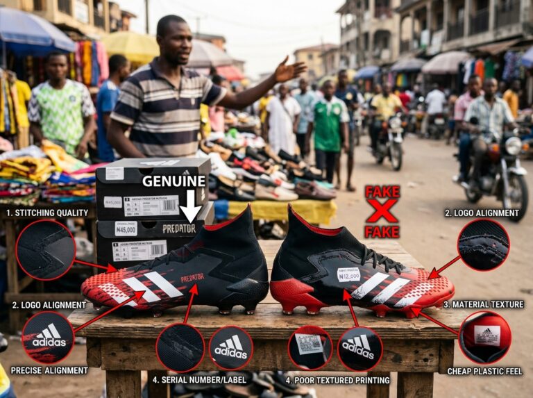 How to Know if Football Boots Are Fake When Buying in Nigeria